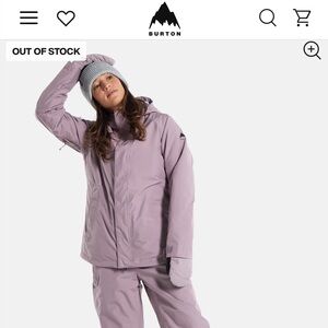 Women's Burton Powline GORE_TEX 2L Jacket- Elderberry Size Medium